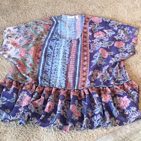 Light Ruffled Tunic - Picture 1 of 3